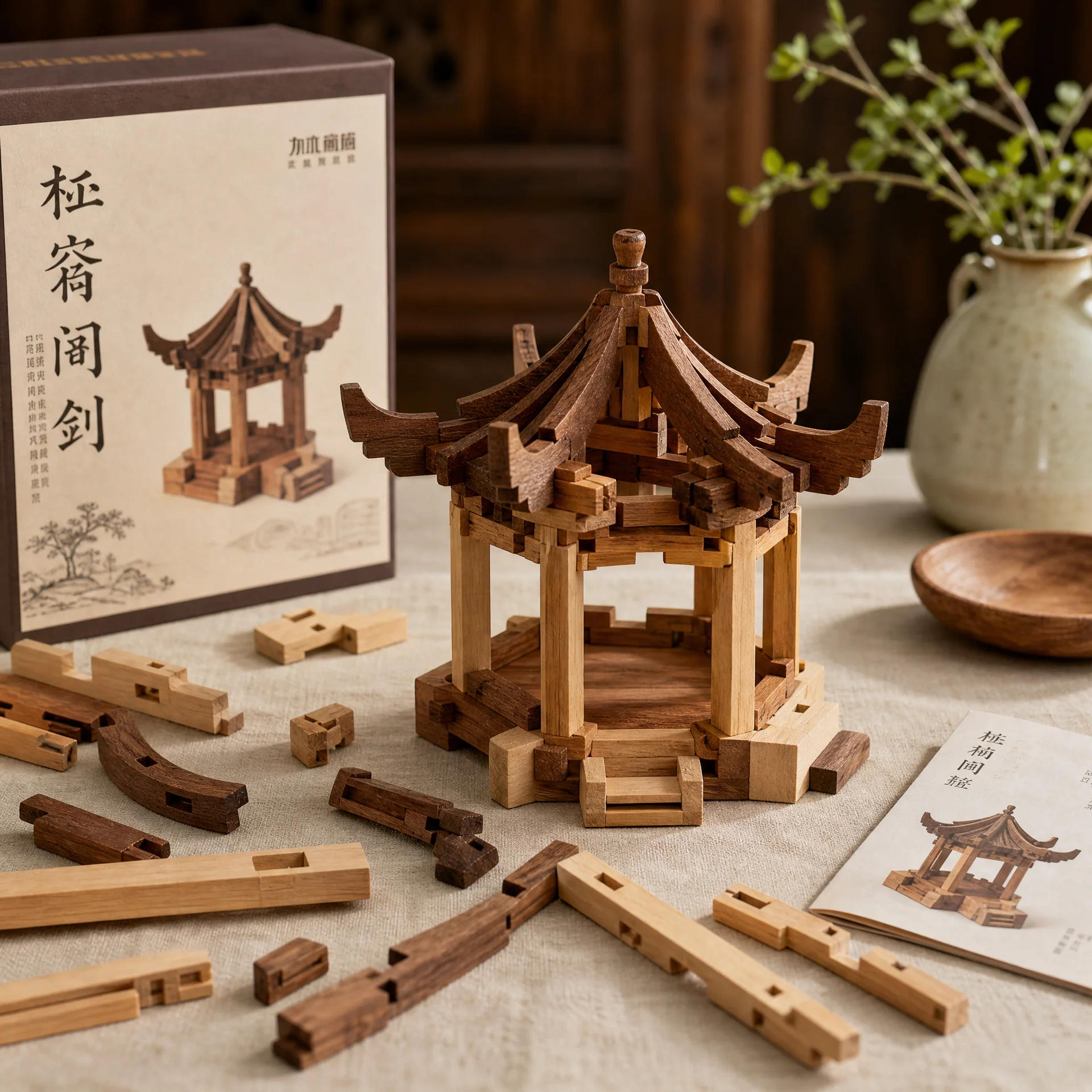 榫卯积木套装产品展示